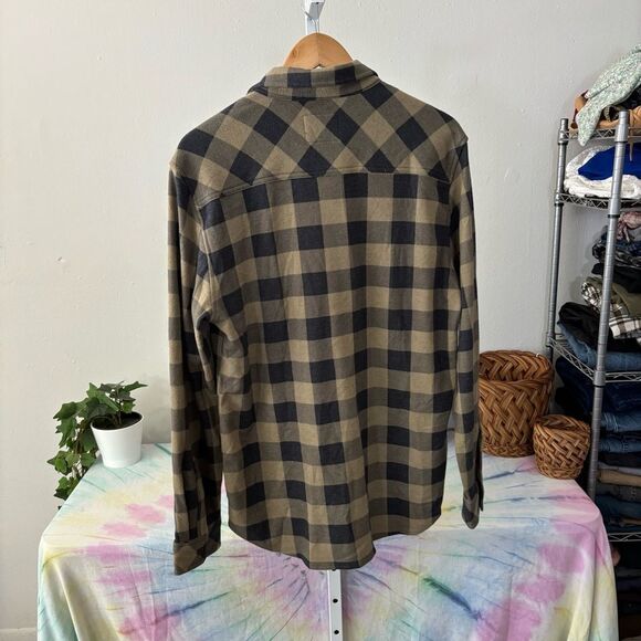 RAILS Men's Plaid Shirt - Black and Tan SAMPSON Rails medium men’s FLANNEL - Picture 7 of 8